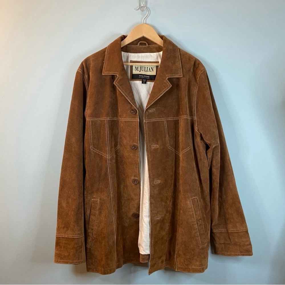 Wilson’s Leather M. Julian brown suede jacket